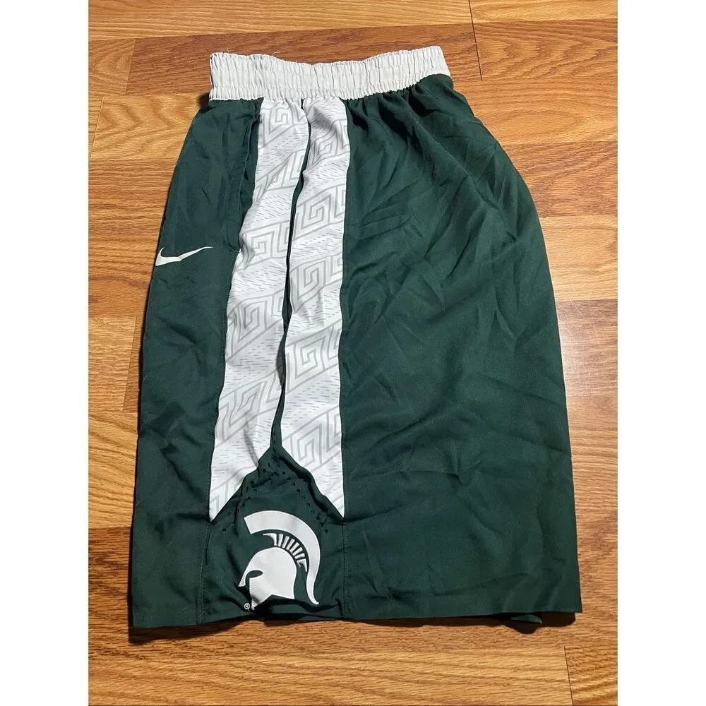 Nike Dri-FIT Michigan State Spartans MSU Basketball Shorts XL